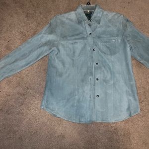 NWOT Vintage Ralph Lauren 100% Suede Leather Shacket